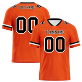 Custom Orange Classic Style Black Personalized Authentic Football Jersey FBJ02-bc0f0a0